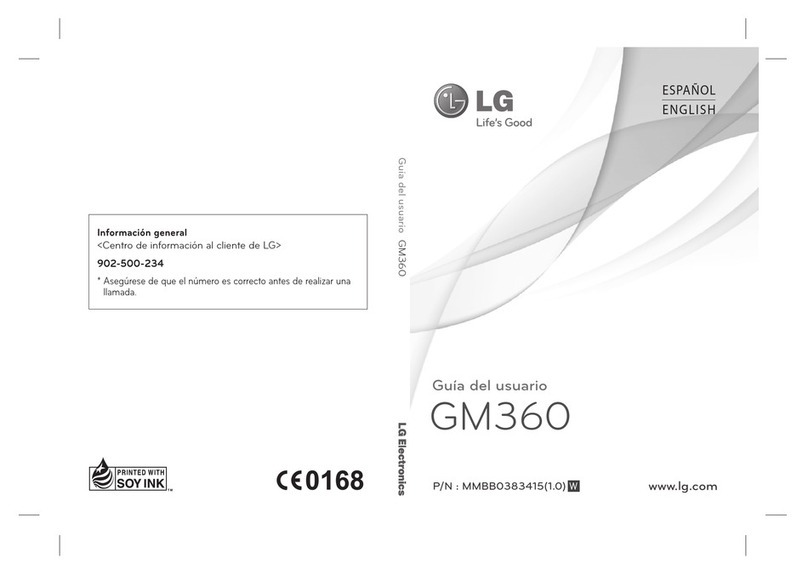 LG GM360 user guide
