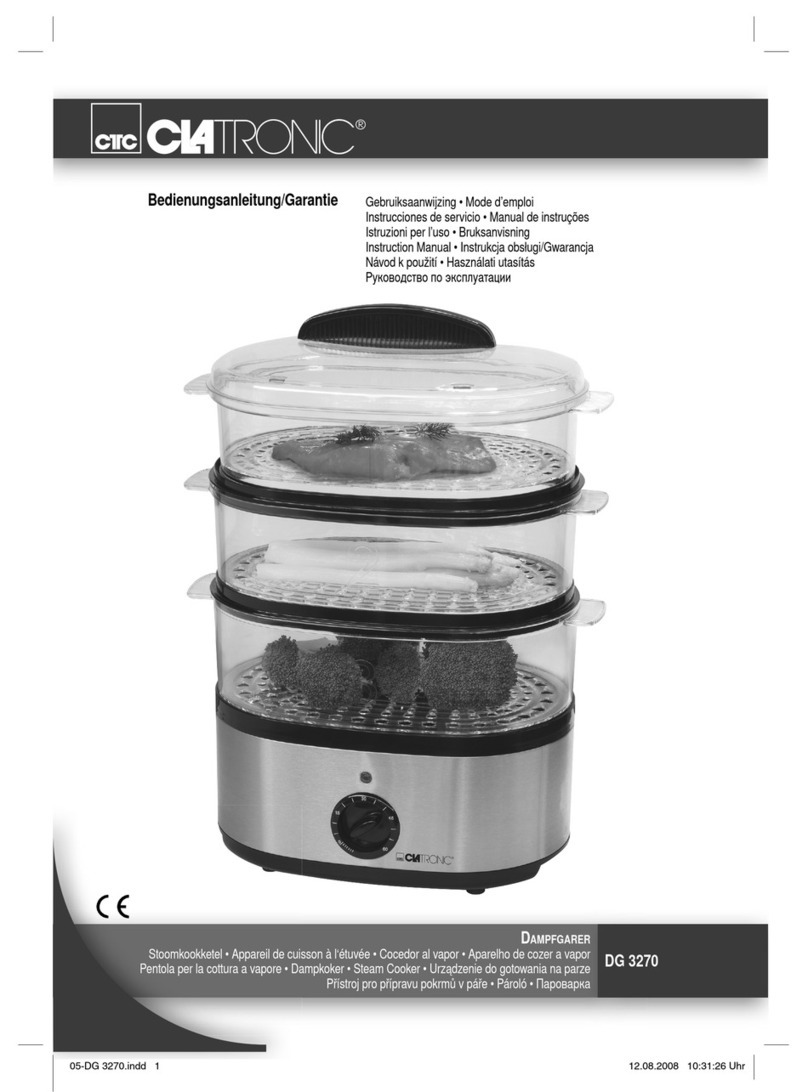 Clatronic DG 3270 instruction manual