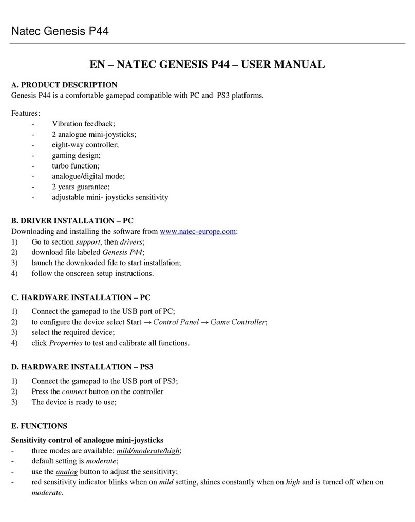 Natec GENESIS P44 user manual
