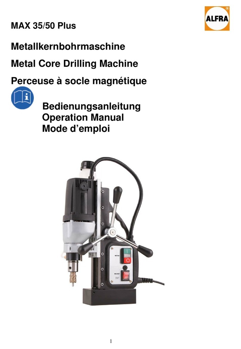 ALFRA MAX 35 plus Operation manual