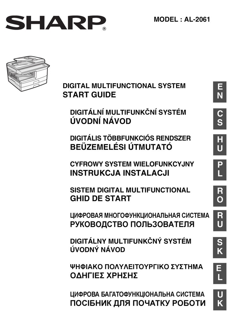 Sharp AL-2061 Guide