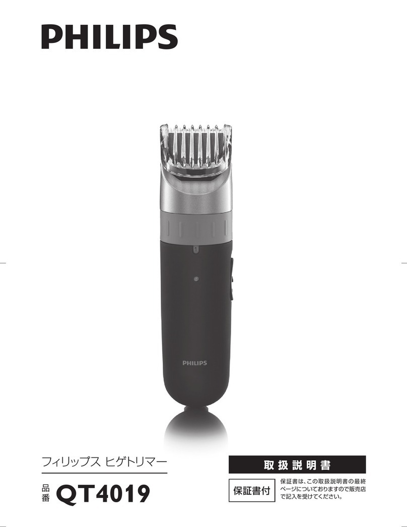 Philips Norelco QT4019 user manual