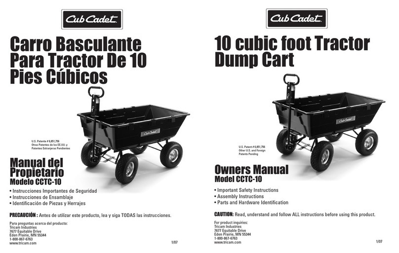 Cub Cadet CCTC-10 User manual Cub Cadet CCTC-10 User manual