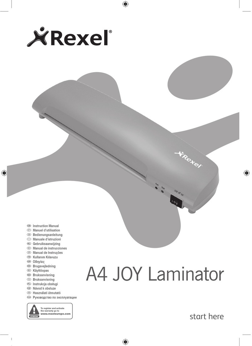 Rexel A4 JOY instruction manual