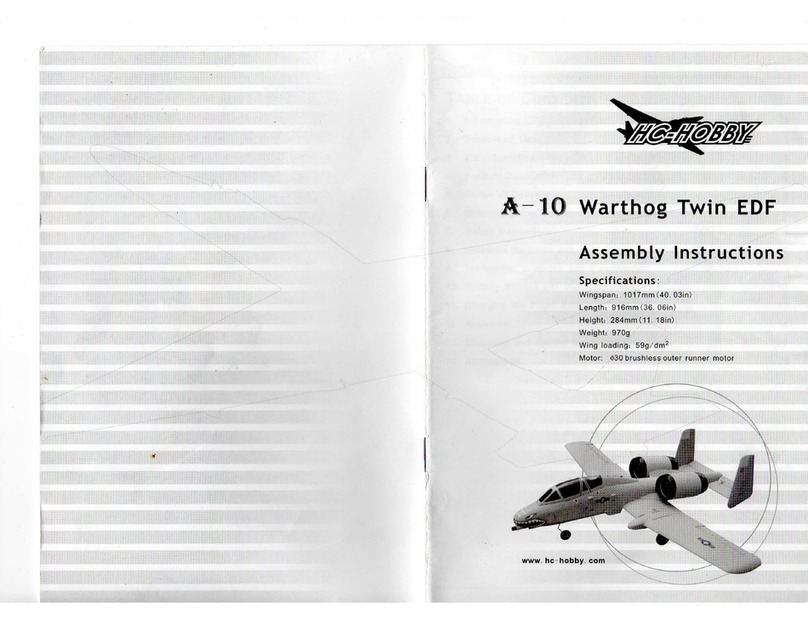 HC-HOBBY A-10 Warthog Twin EOF Assembly instructions