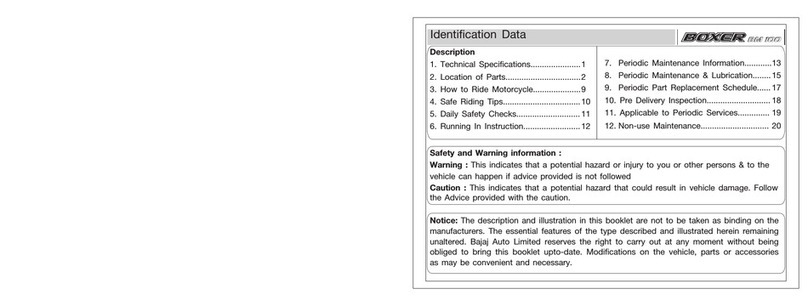 BOXER BM 100 instruction manual