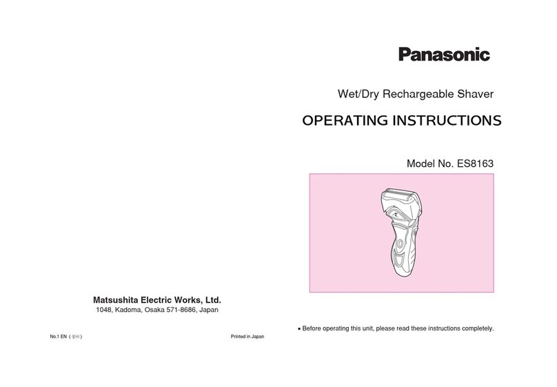 Panasonic ES-8163 User manual