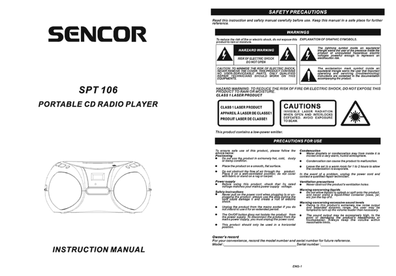 Sencor SPT 106 User manual