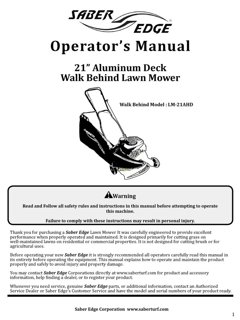 Saber Edge LM-21AHD User manual