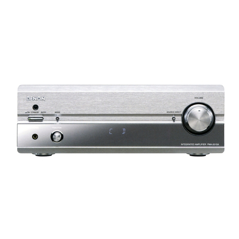 Denon PMA-201SA operating instructions