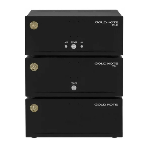 Gold Note PH-11 owner's manual