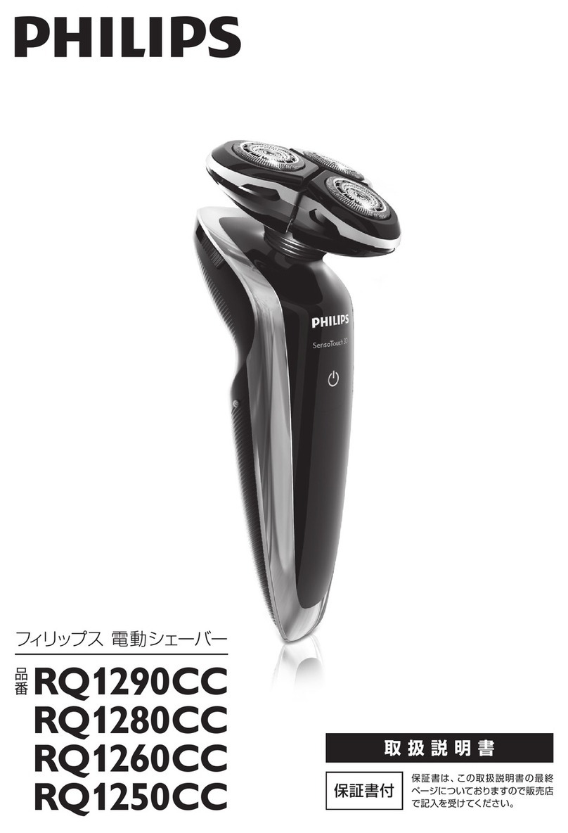 Philips RQ1290 Series User manual Philips RQ1290 Series User manual