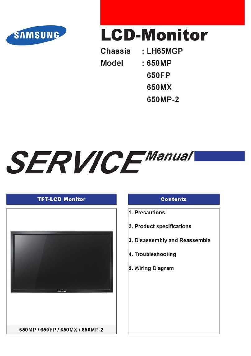 Samsung SyncMaster 650FP User manual Samsung SyncMaster 650FP User manual