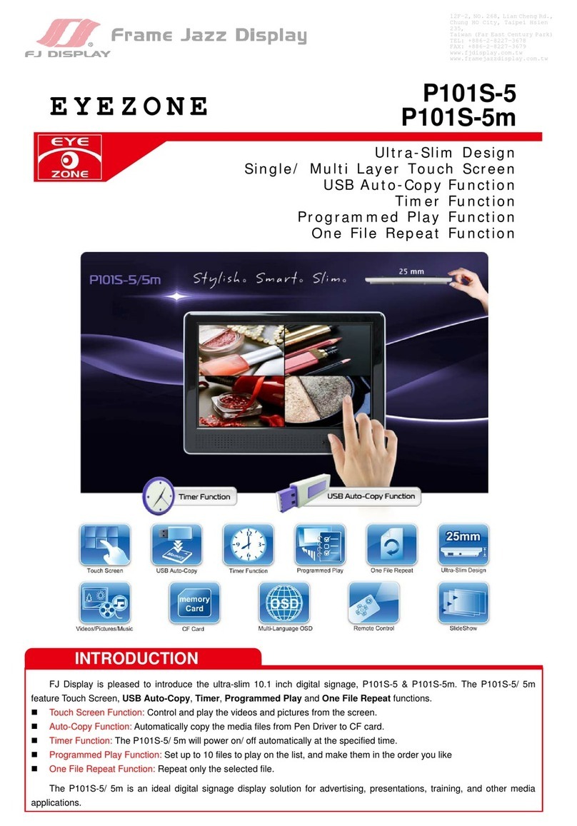 FJ Display Eyezone P101S-5 user guide FJ Display Eyezone P101S-5 user guide