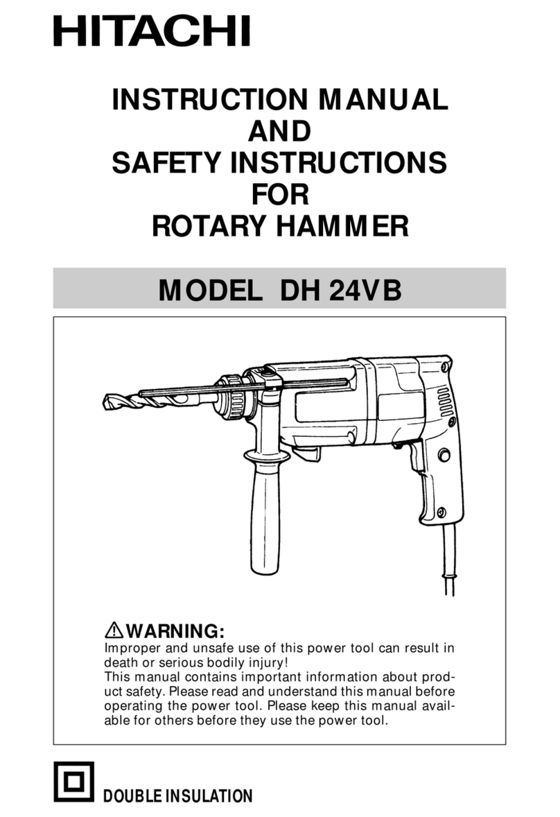 Hitachi DH 24VB Operator's manual
