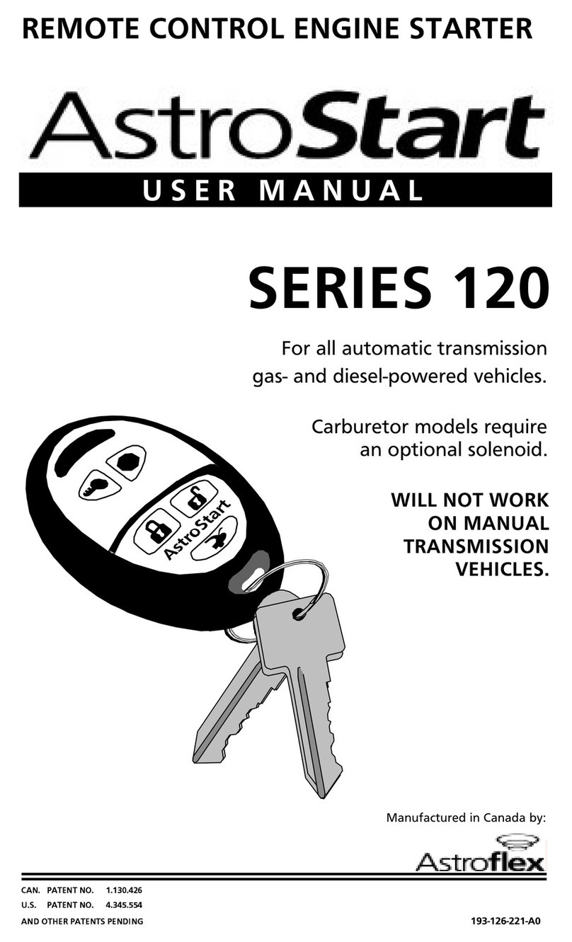 AstroStart RS-123 user manual