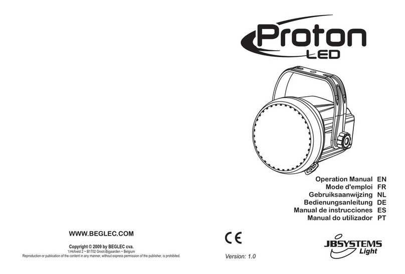 JB Systems Proton LED User manual