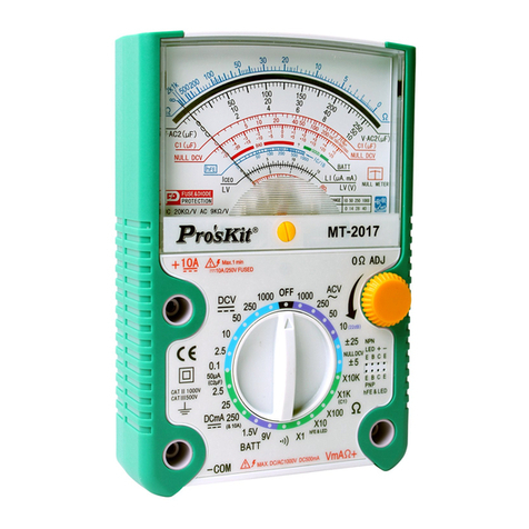 Pro's Kit MT-2017 user manual