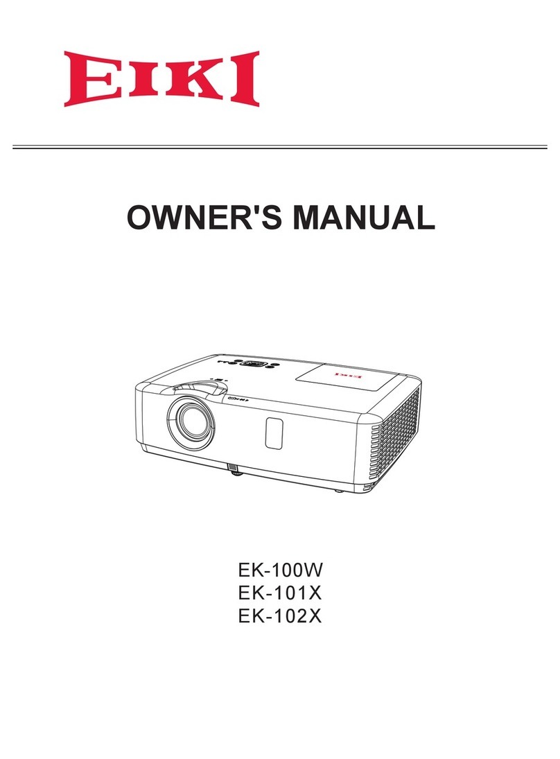 Eiki EK-100W User manual