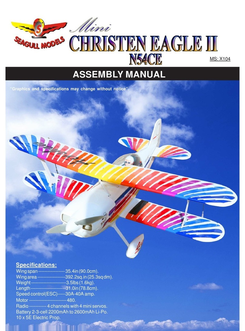 Seagull Models MINI CHRISTEN EAGLE II N54CE User manual