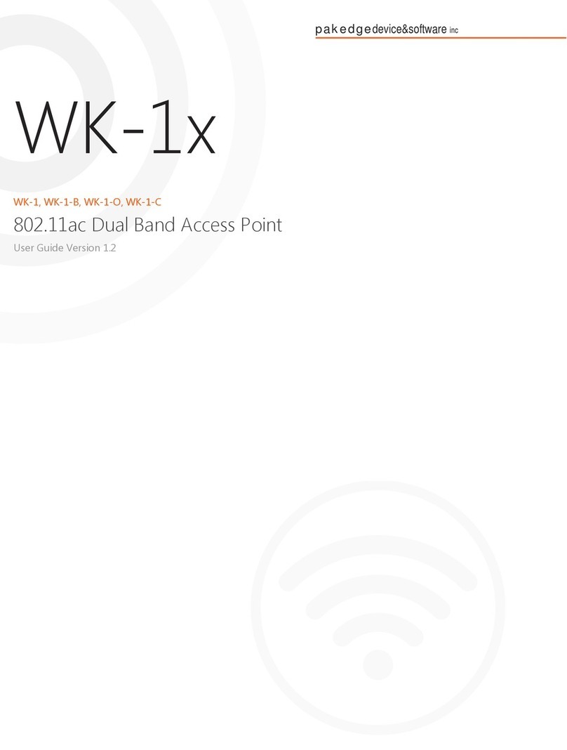 Pakedge Device & Software WK-1 User manual Pakedge Device & Software WK-1 User manual