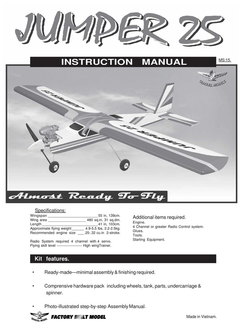 Seagull Models JUMPER 25 User manual