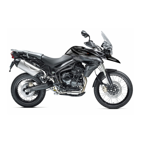 Triumph 2012 Tiger 800 User manual