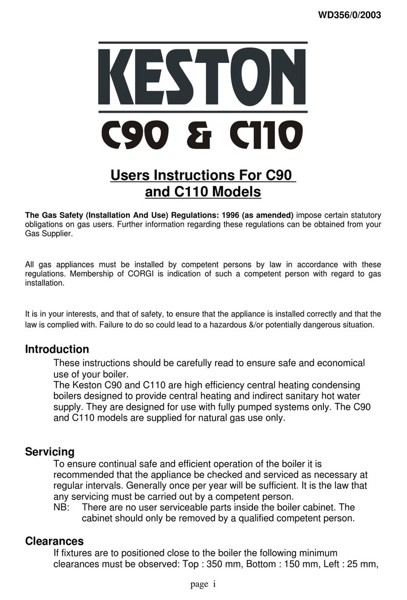 Keston C90 User manual