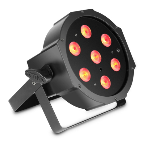 Cameo FLAT PAR CAN CLPFLAT1TRI3WIR user manual