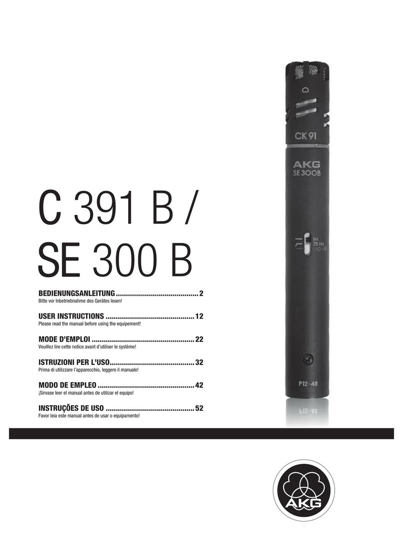 AKG C 391 B User manual