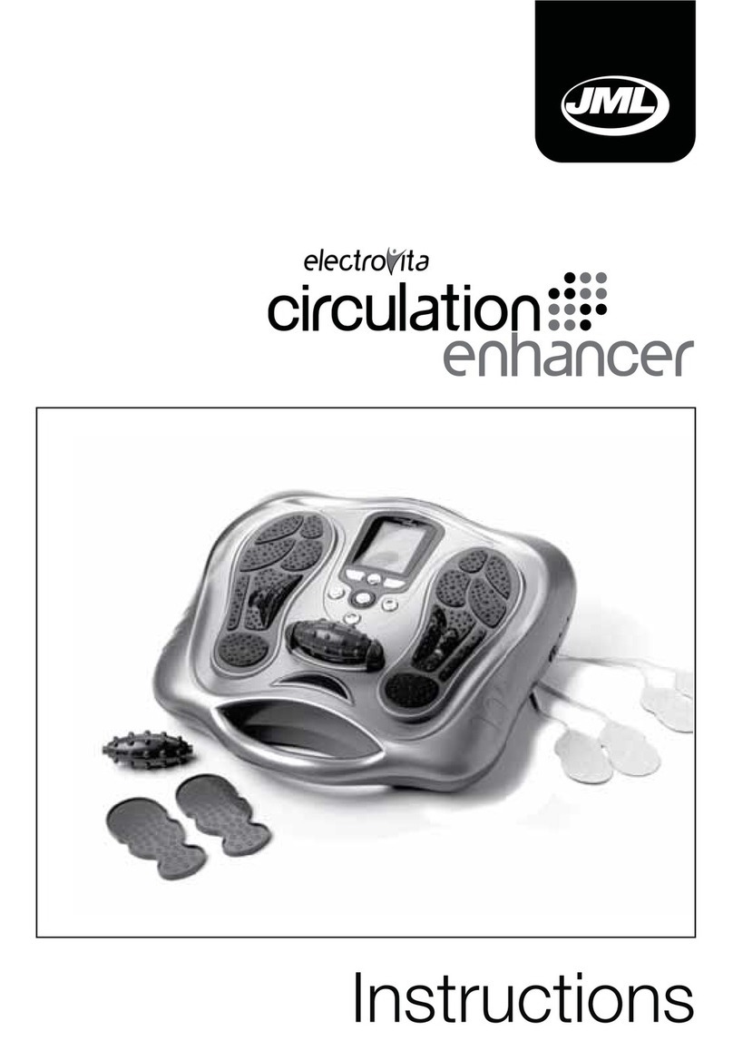 JML circulation enhancer instruction manual