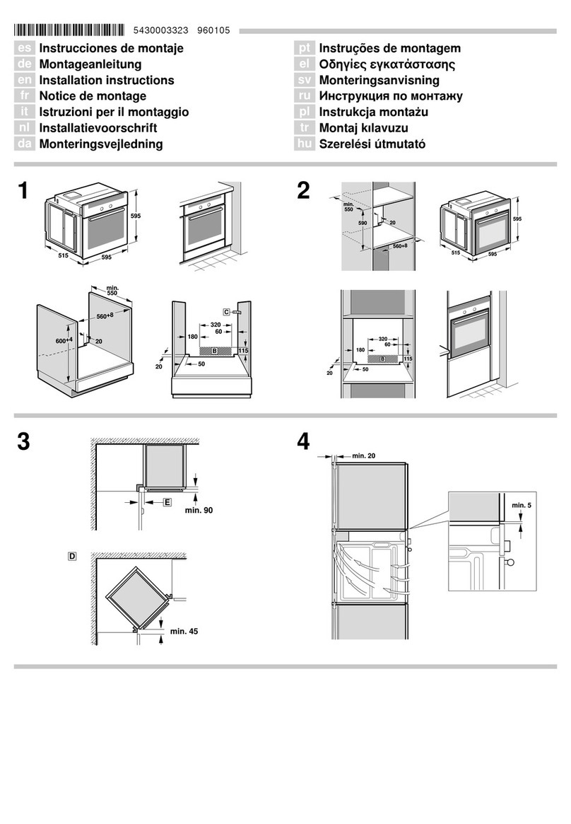 Bosch HBA23B150E User manual