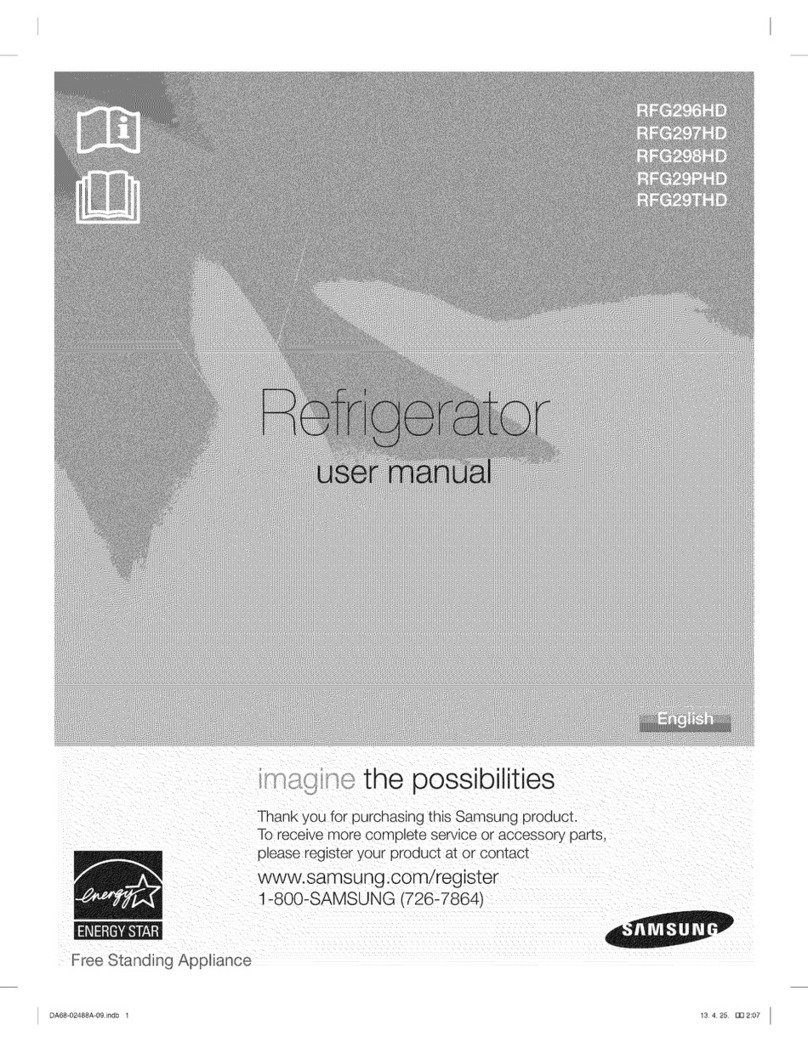 Samsung RFG296HD SERIES user manual
