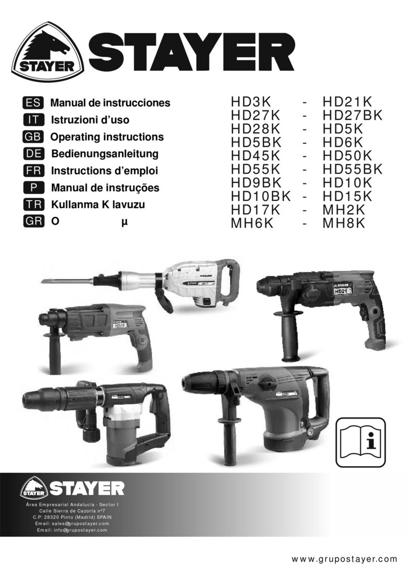 stayer HD3K operating instructions