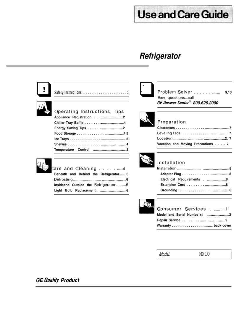 GE MX10 User manual