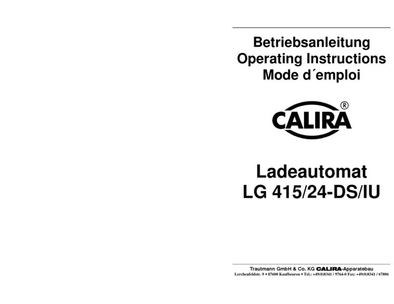 Calira Ladeautomat LG 415/24-DS/IU User manual