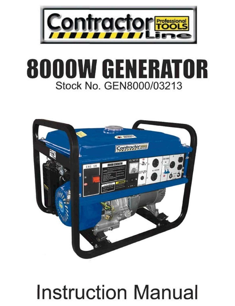 Contractor GEN8000/03213 instruction manual