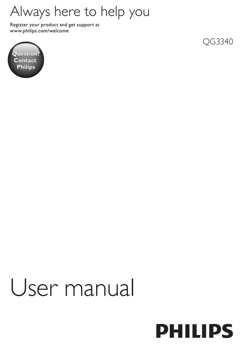 Philips QG3340 user manual