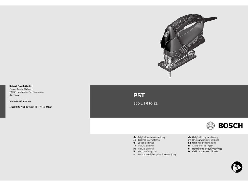 Bosch PST 650 L User manual
