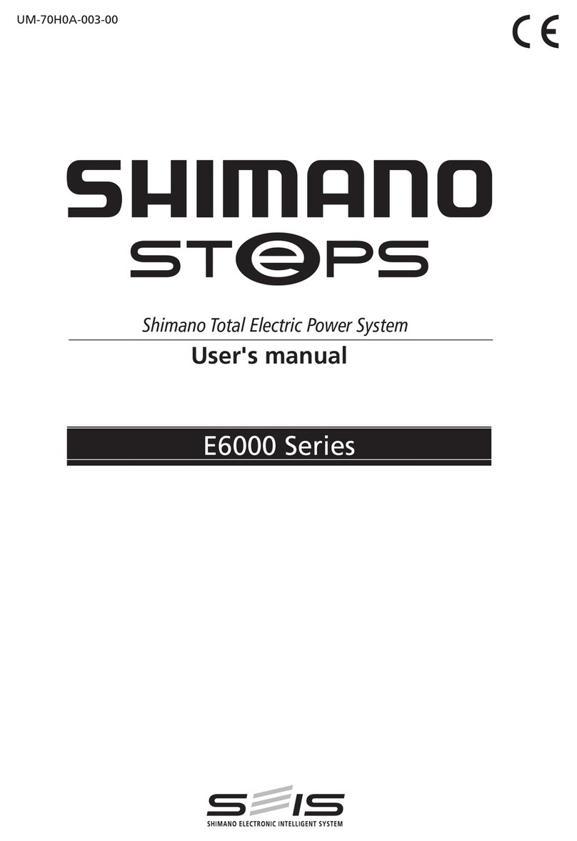 Shimano E6000 Series User manual