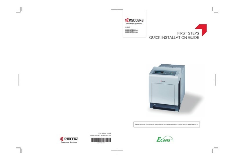 Kyocera ECOSYS P6030cdn User manual