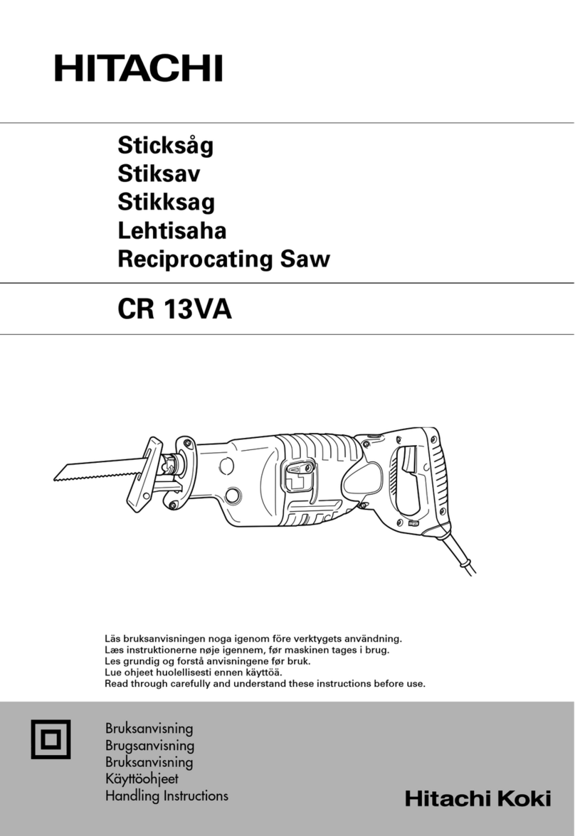 Hitachi CR 13VA Handling instructions