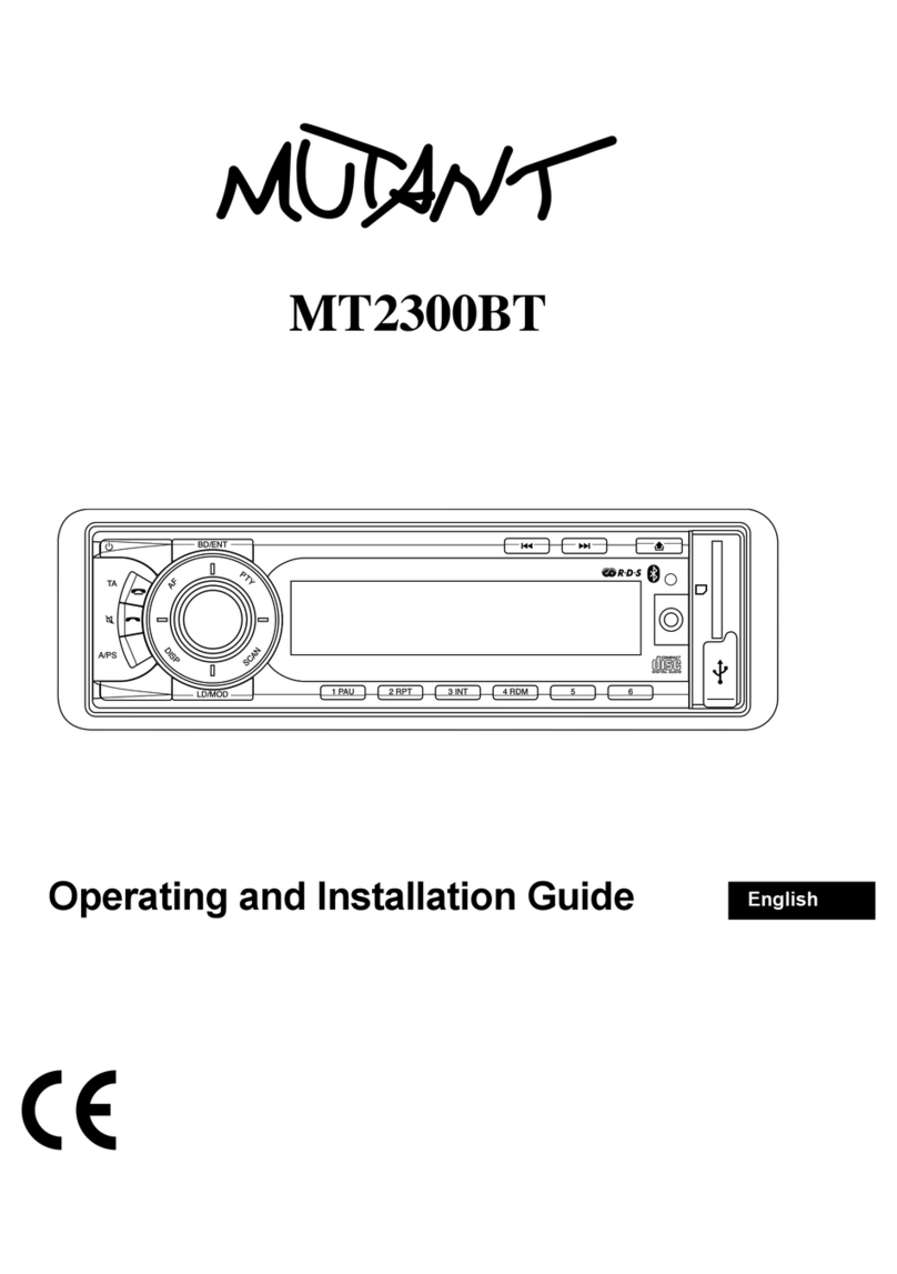 Mutant MT2300BT User manual