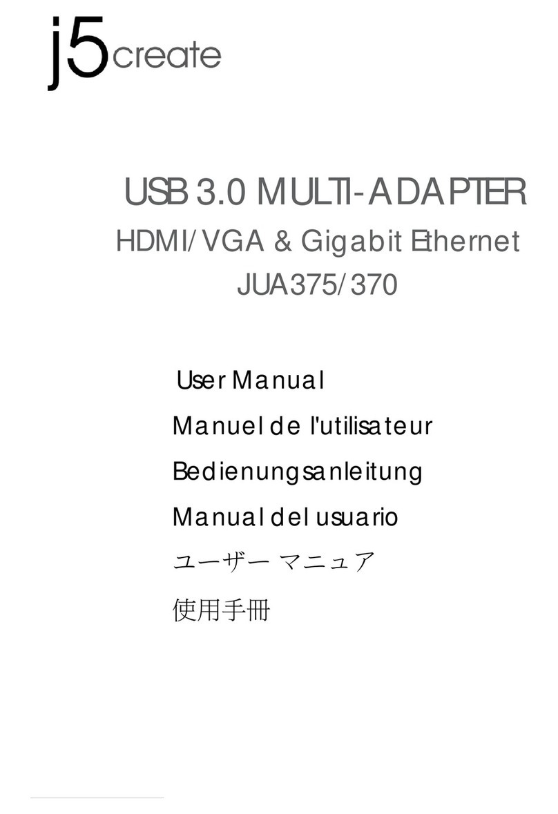 j5 create JUA375 User manual