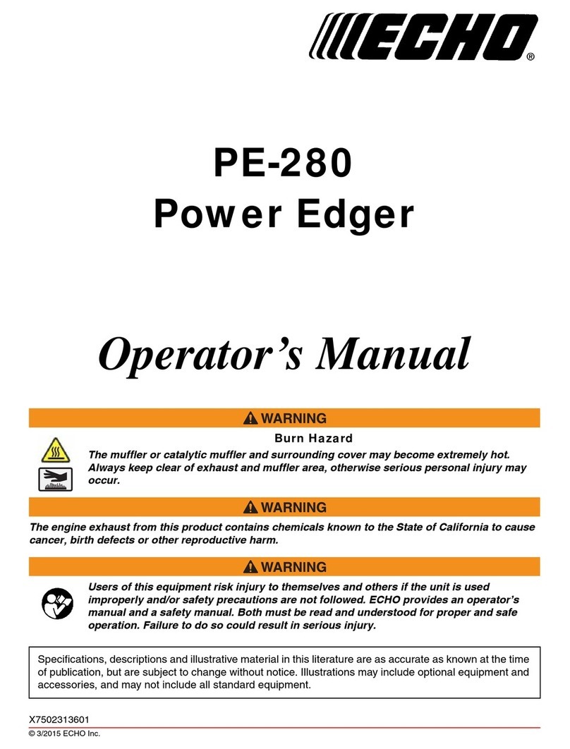 Echo PE-280 User manual Echo PE-280 User manual