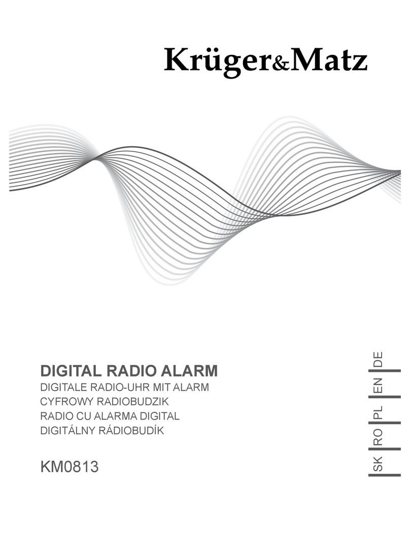 Kruger&Matz KM0813 owner's manual