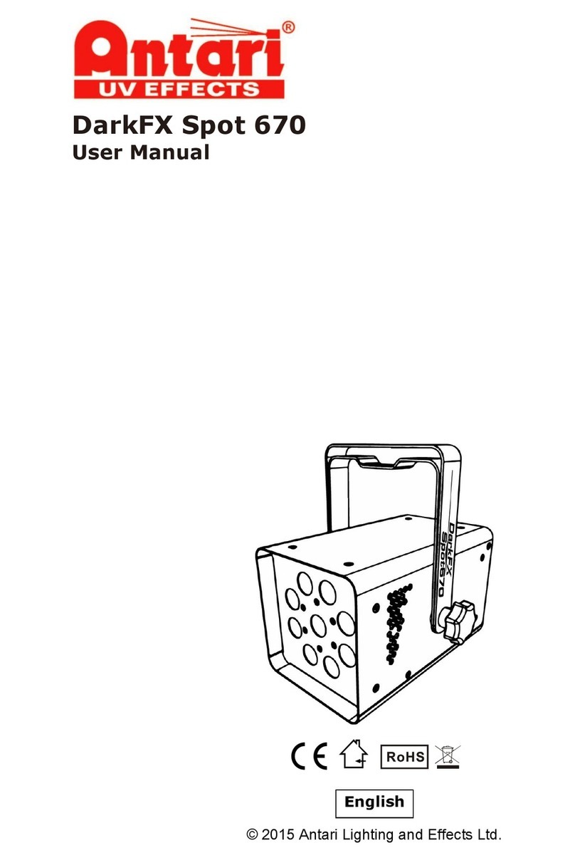 Antari DarkFX Spot 670 user manual