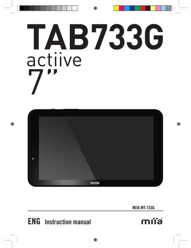Miia MT-733G ACTIIVE instruction manual