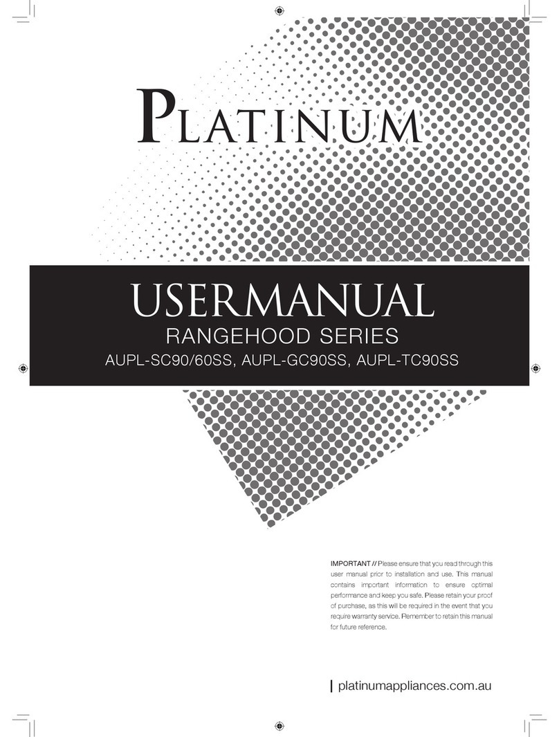 Platinum AUPL-SC90/60SS user manual