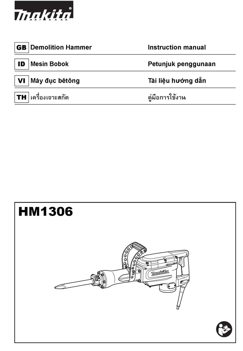 Makita HM1306 instruction manual
